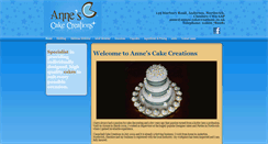 Desktop Screenshot of annes-cakecreations.co.uk