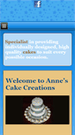 Mobile Screenshot of annes-cakecreations.co.uk
